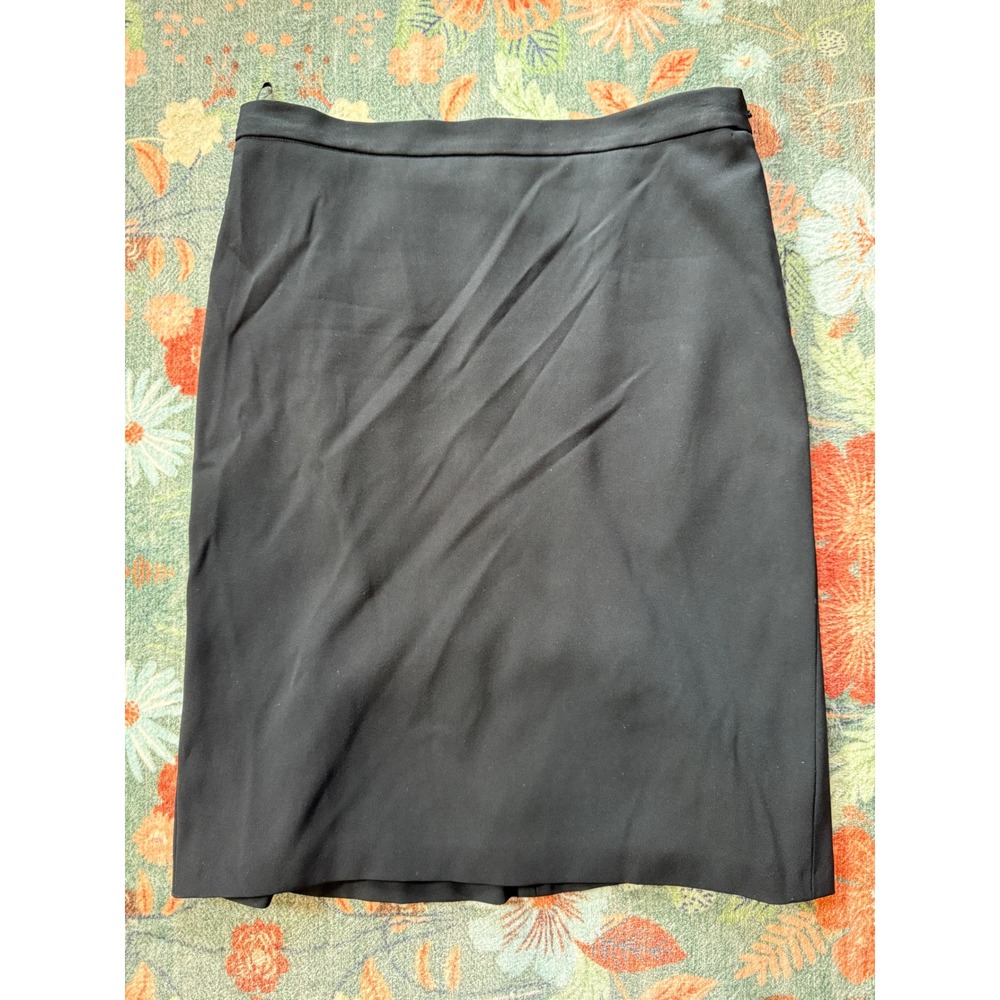 Moschino Cheap & Chic Black Pencil Skirt Made in Italy‎ Triacetate Blend Size 10